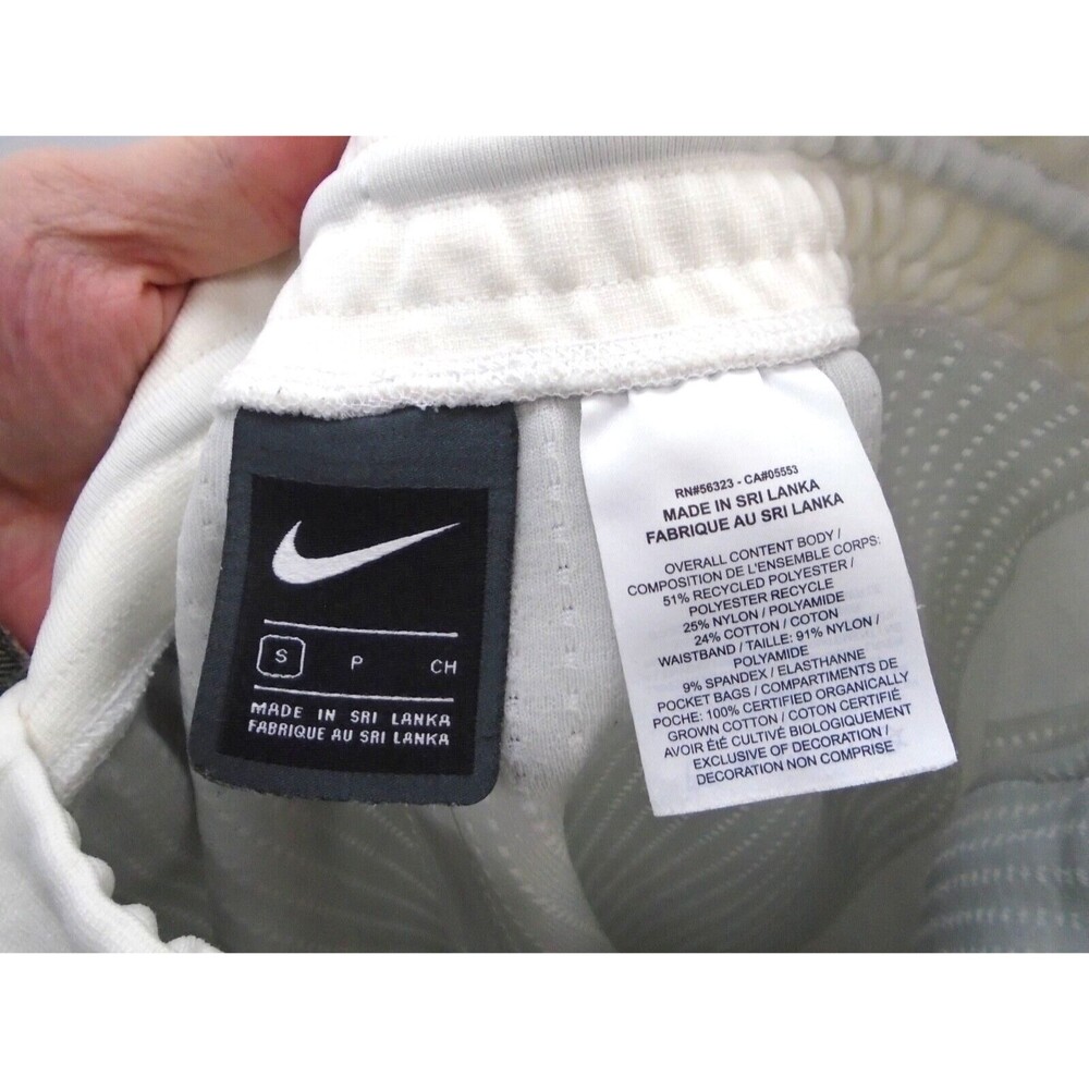 Nike Sportswear Women Size S White Sweatpants CZ3617-100 Straight Leg loose Fit - Picture 3 of 9